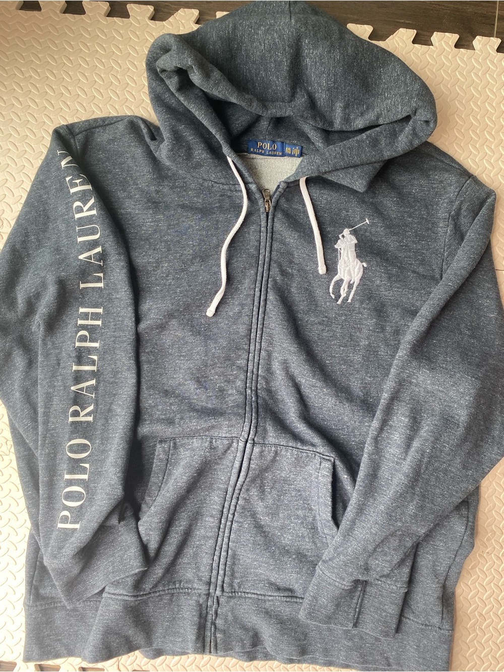 Polo Ralph Lauren Men's Blue Full-Zip Hoodie